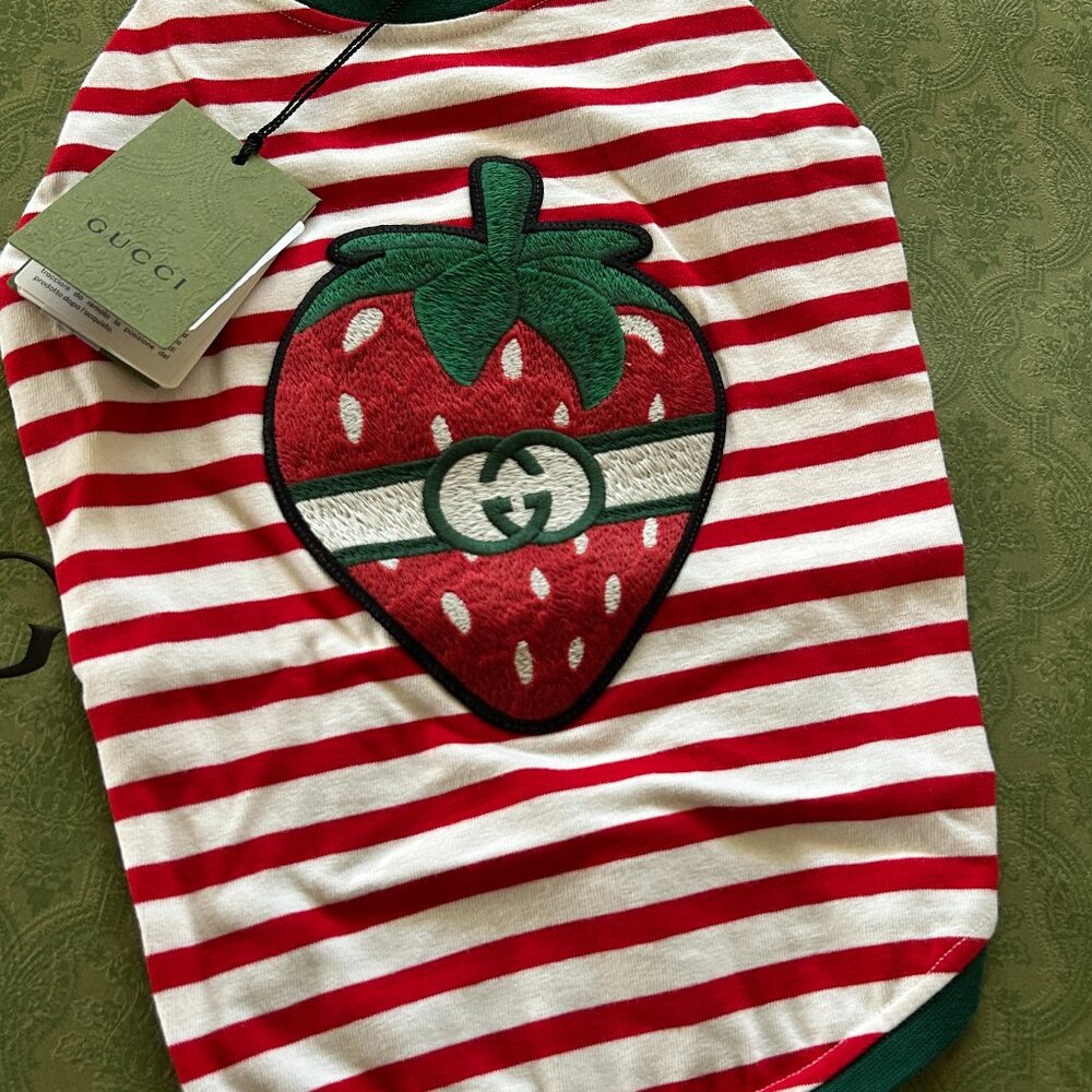 GUCCI GG logo DOG T-shirt 697538 size L